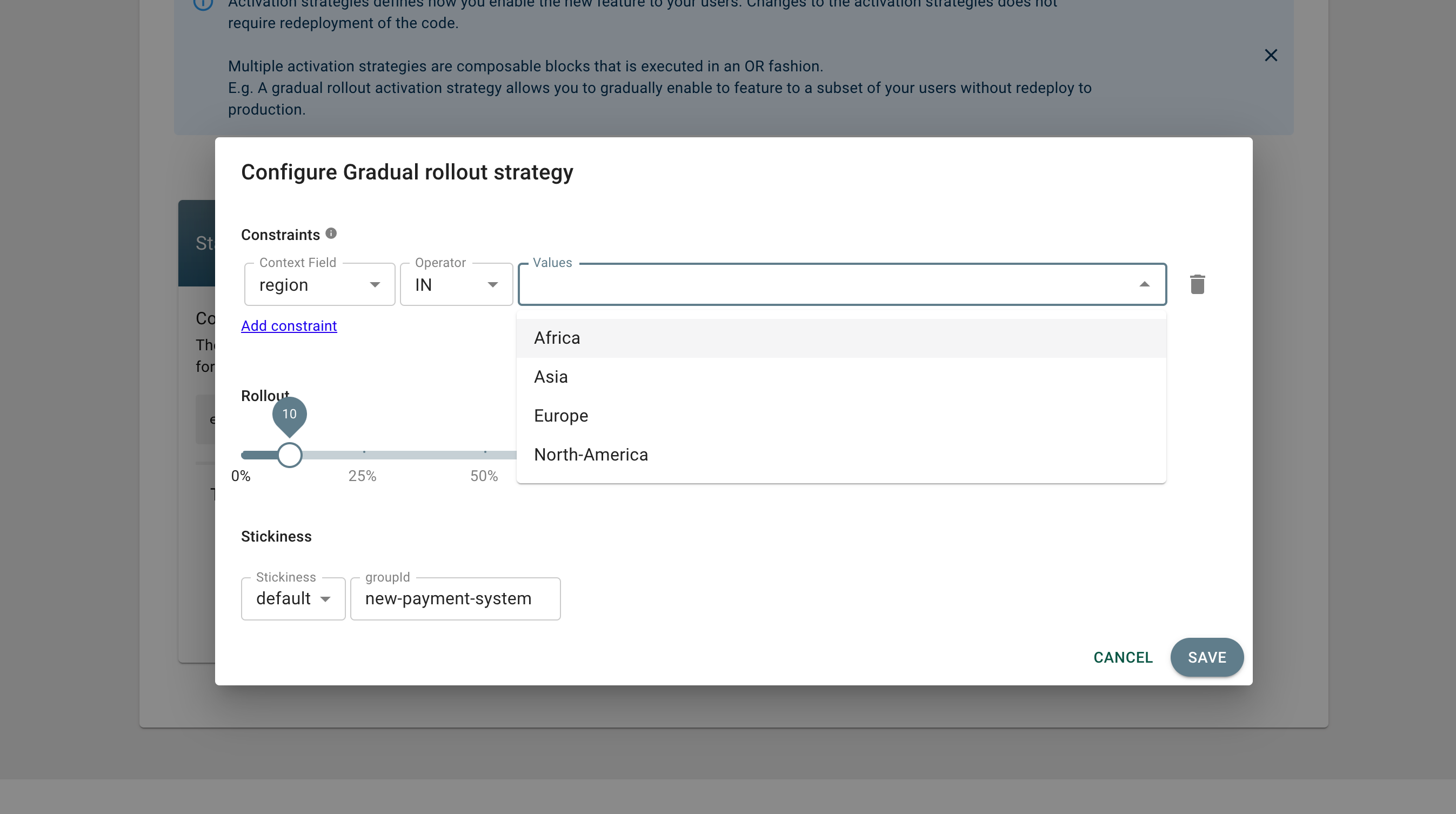 New context fields