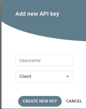 Api key client